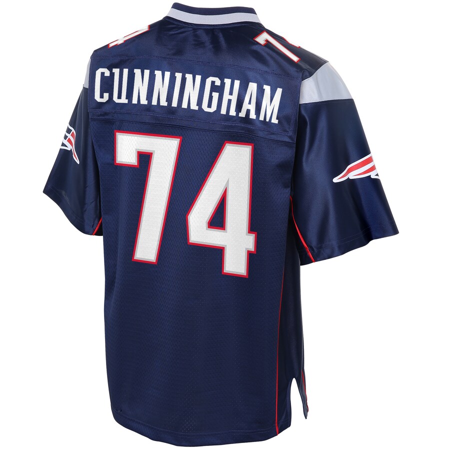 New England Patriots Korey Cunningham Pro Line Big & Tall Navy Football Jersey product image