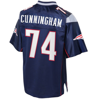 New England Patriots Korey Cunningham Pro Line Big & Tall Navy Football Jersey product image