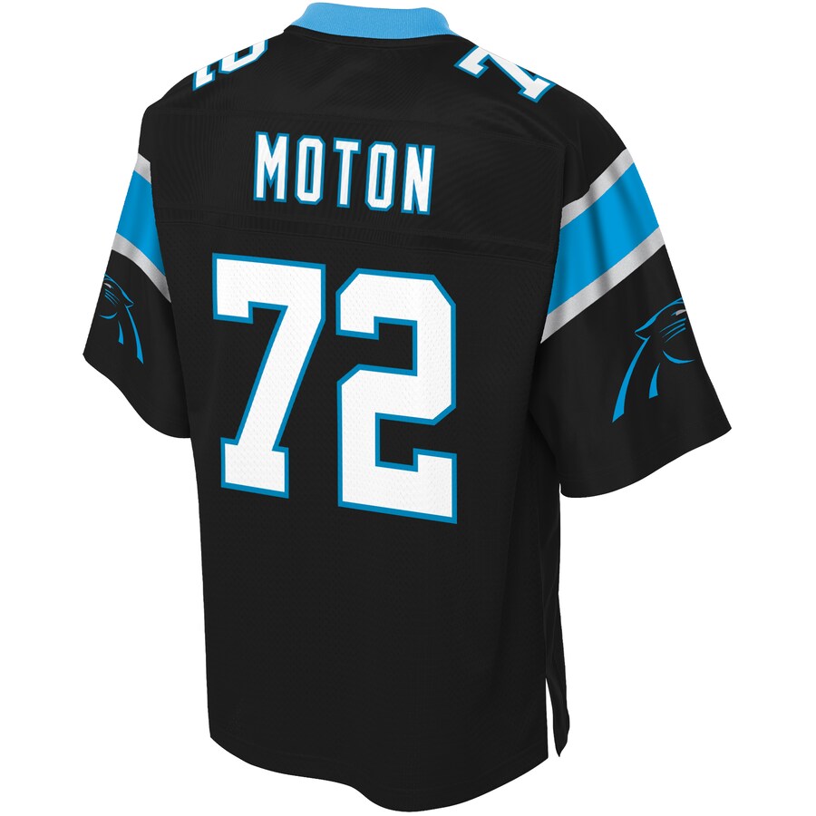 Carolina Panthers Taylor Moton Pro Line Big & Tall Black Football Jersey product image