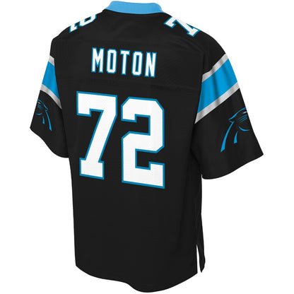 Carolina Panthers Taylor Moton Pro Line Big & Tall Black Football Jersey product image