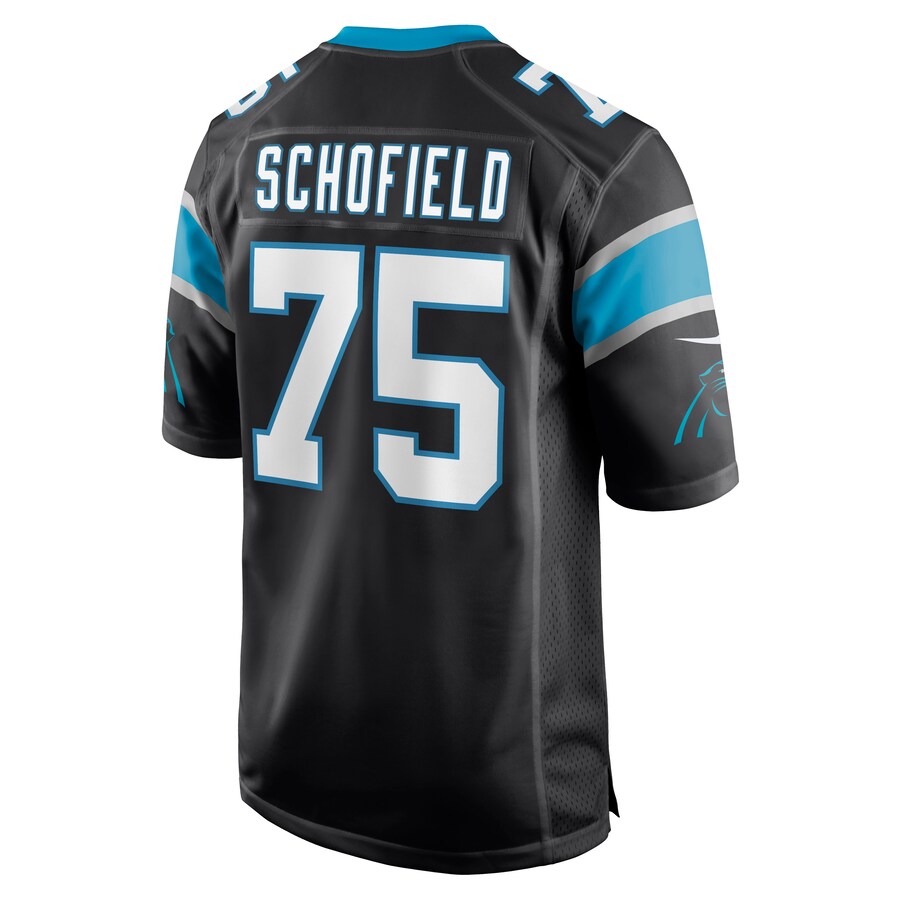 Carolina Panthers Michael Schofield Game Black Football Jersey product image