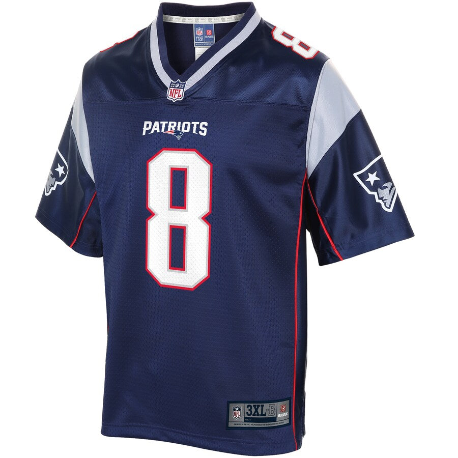 New England Patriots Younghoe Koo Pro Line Big & Tall Navy Football Jersey product image
