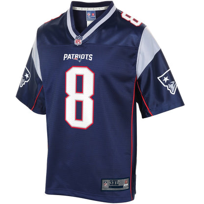 New England Patriots Younghoe Koo Pro Line Big & Tall Navy Football Jersey product image