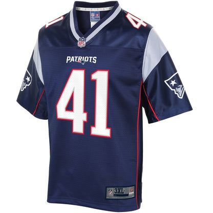 New England Patriots D'angelo Ross Pro Line Big & Tall Navy Football Jersey product image