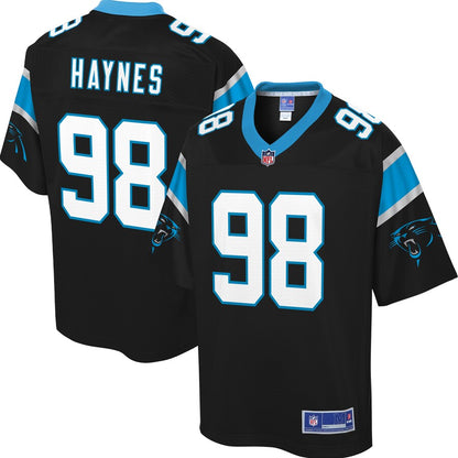 Carolina Panthers Marquis Haynes Pro Line Big & Tall Black Football Jersey product image