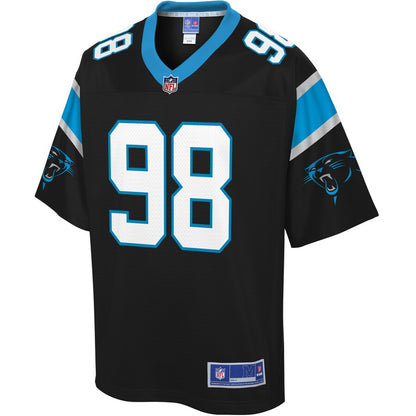 Carolina Panthers Marquis Haynes Pro Line Big & Tall Black Football Jersey product image