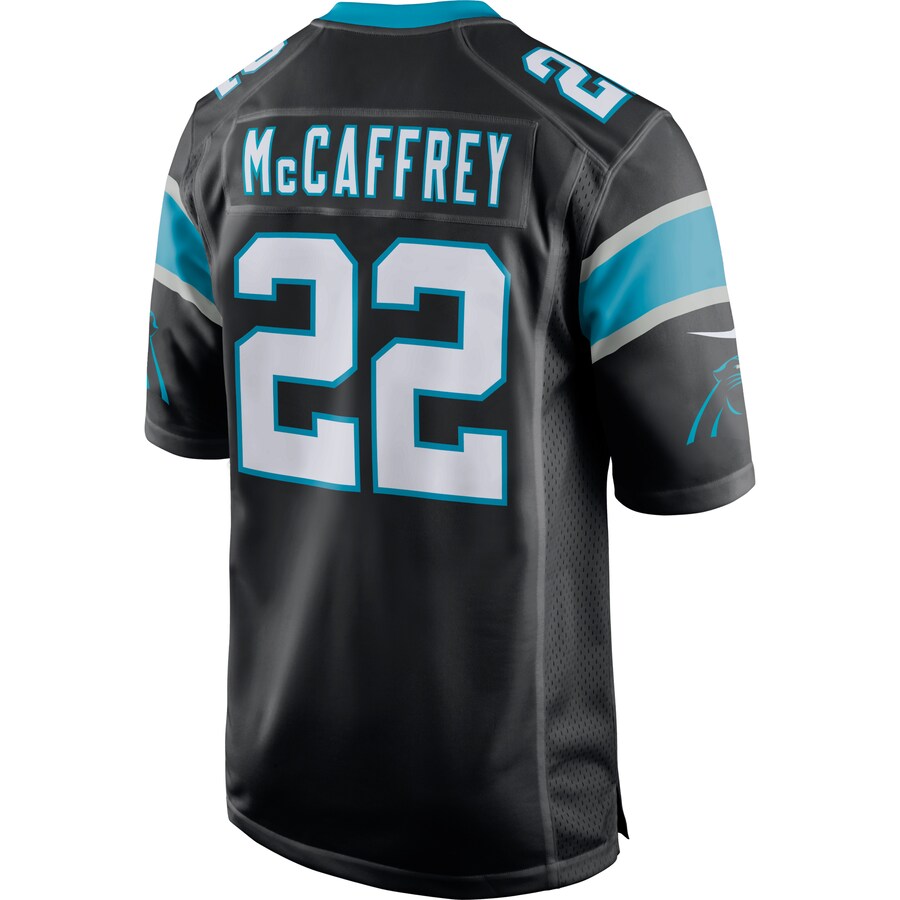Carolina Panthers Christian Mccaffrey Black Football Jersey product image