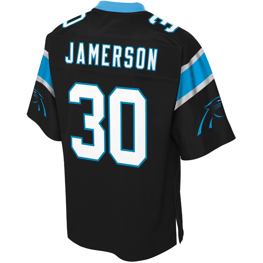 Carolina Panthers Natrell Jamerson Pro Line Big & Tall Black Football Jersey product image