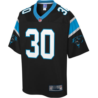 Carolina Panthers Natrell Jamerson Pro Line Big & Tall Black Football Jersey product image