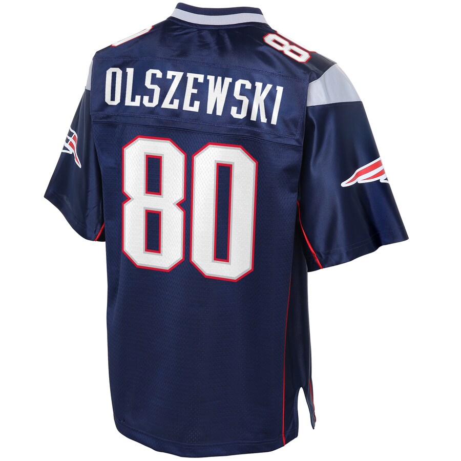 New England Patriots Gunner Olszewski Pro Line Big & Tall Navy Football Jersey product image