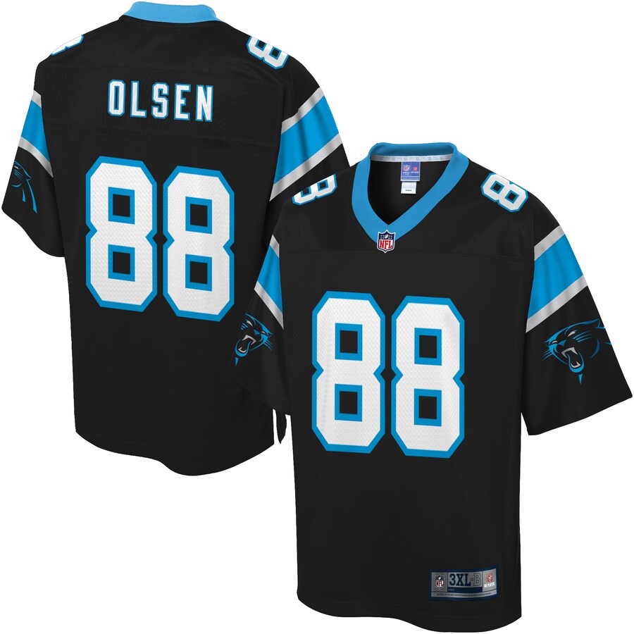 Carolina Panthers Greg Olsen Pro Line Big & Tall Team Color Football Jersey product image