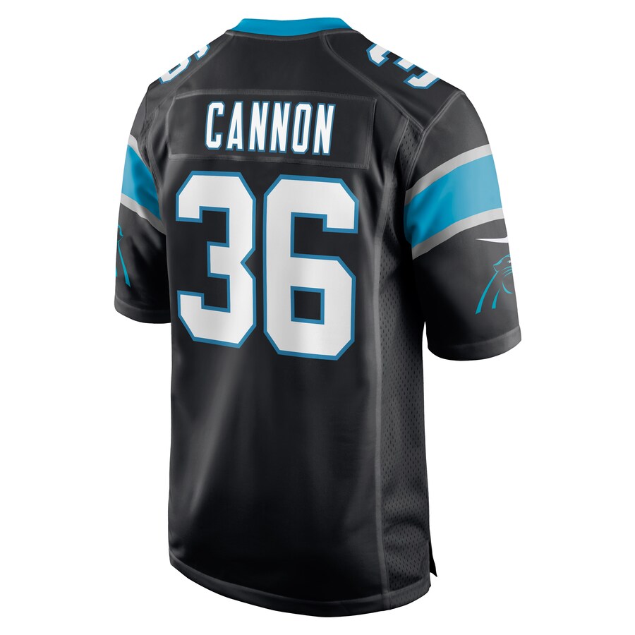 Carolina Panthers Trenton Cannon Game Black Football Jersey product image