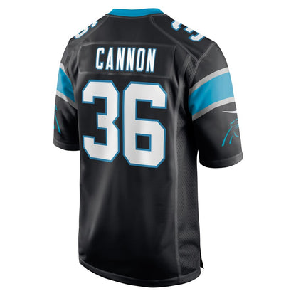 Carolina Panthers Trenton Cannon Game Black Football Jersey product image