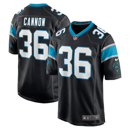 Carolina Panthers Trenton Cannon Game Black Football Jersey product image