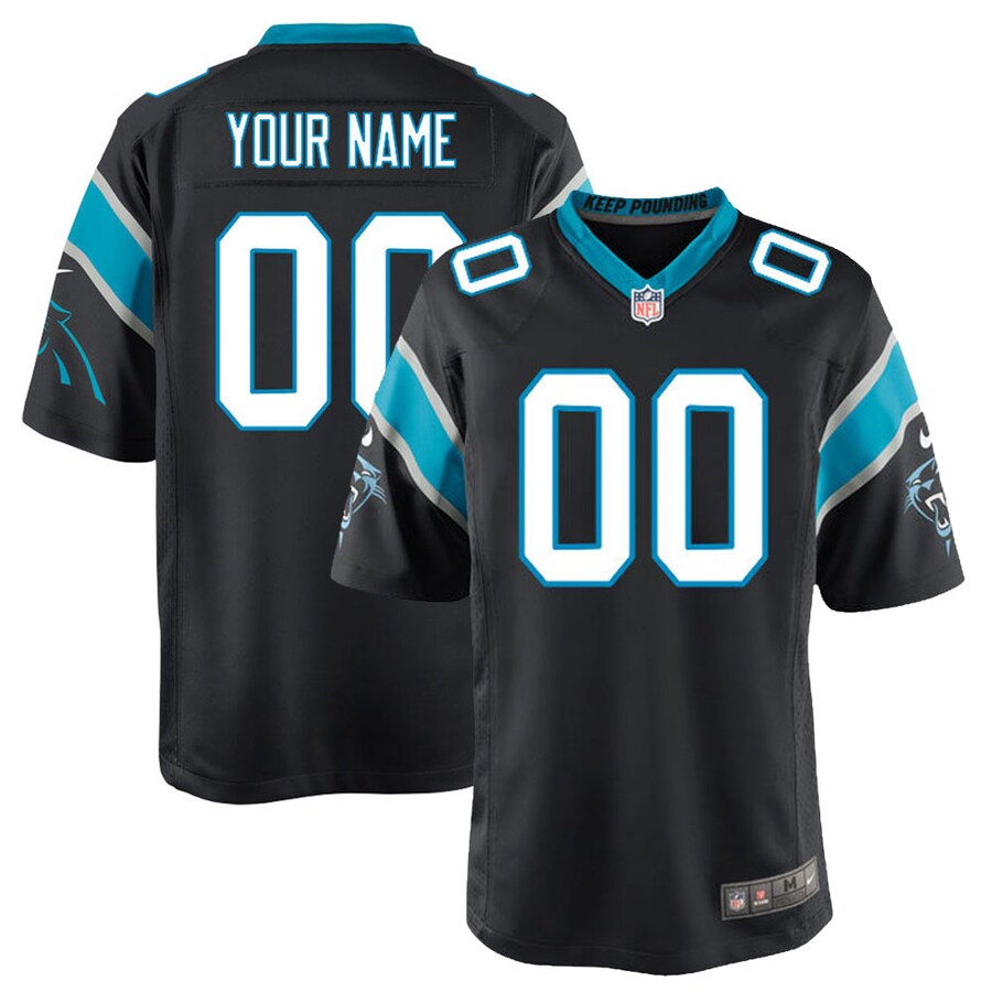 Carolina Panthers Game Black Football Jersey product image