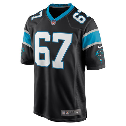 Carolina Panthers John Miller Game Black Football Jersey product image