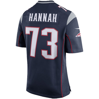 New England Patriots John Hannah Game Navy Football Jersey product image