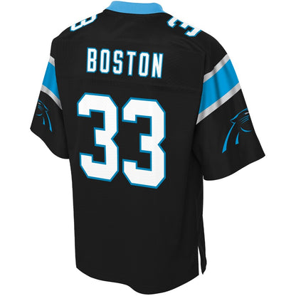 Carolina Panthers Tre Boston Pro Line Big & Tall Black Football Jersey product image