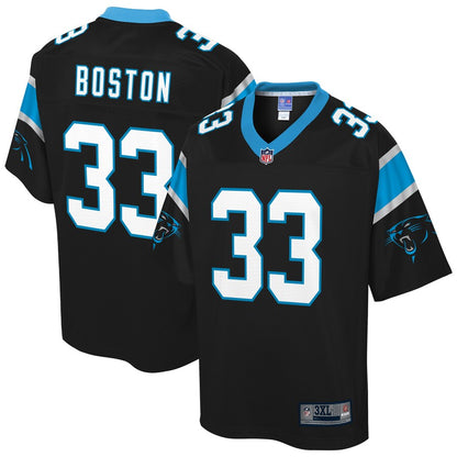 Carolina Panthers Tre Boston Pro Line Big & Tall Black Football Jersey product image