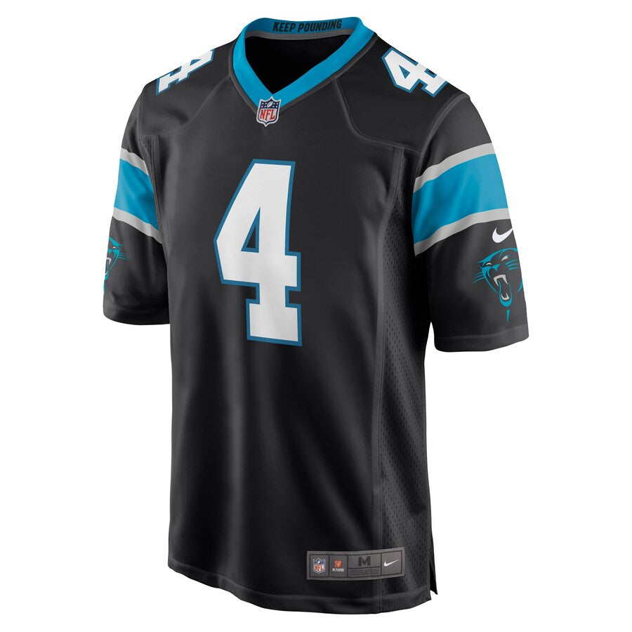 Carolina Panthers Joey Slye Game Black Football Jersey product image