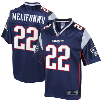New England Patriots Obi Melifonwu Pro Line Big & Tall Navy Football Jersey product image