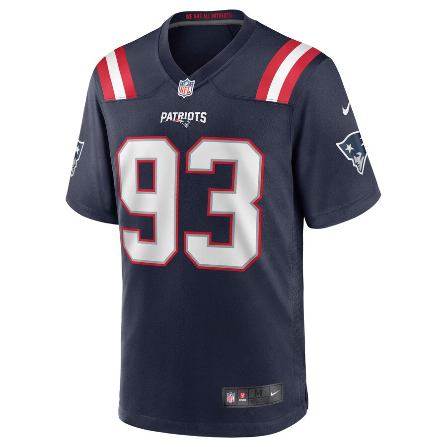 New England Patriots Lawrence Guy Game Navy Football Jersey product image
