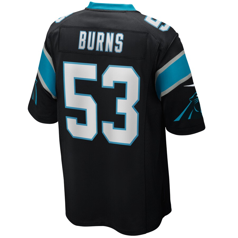 Carolina Panthers Brian Burns Game Black Football Jersey product image