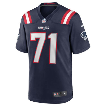 New England Patriots Mike Onwenu Team Game Navy Football Jersey product image