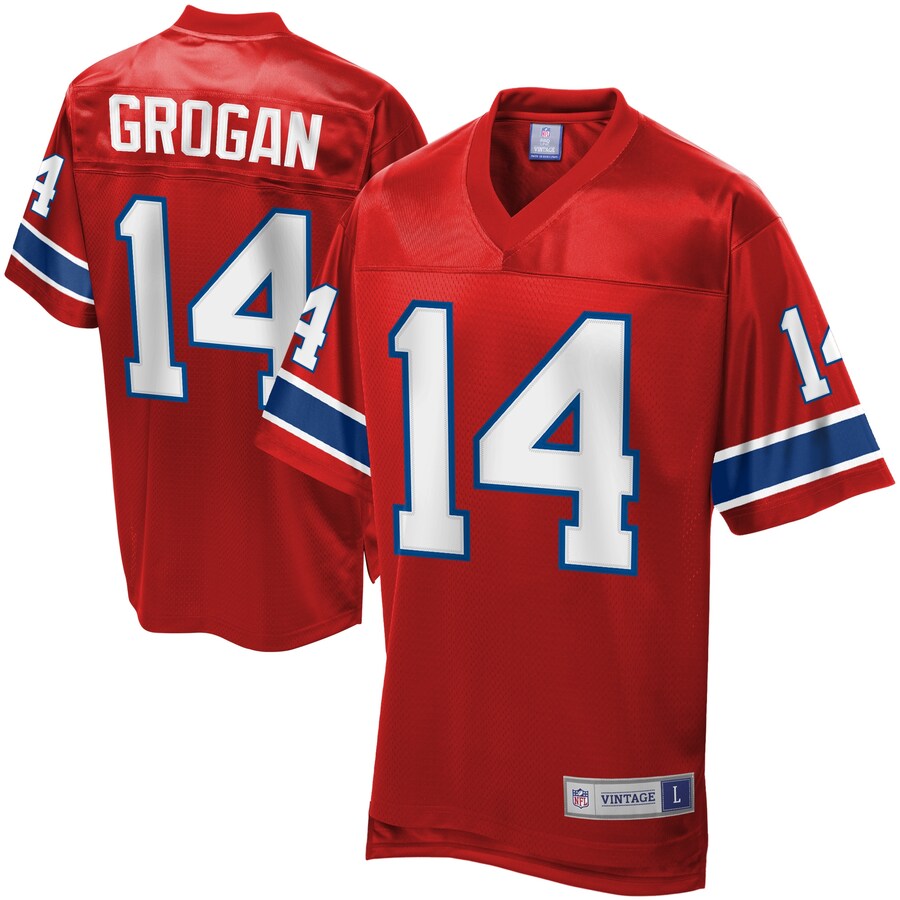New England Patriots Steve Grogan Pro Line Football Jersey product image