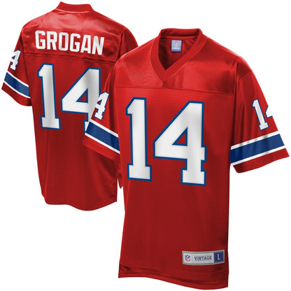 New England Patriots Steve Grogan Pro Line Football Jersey product image