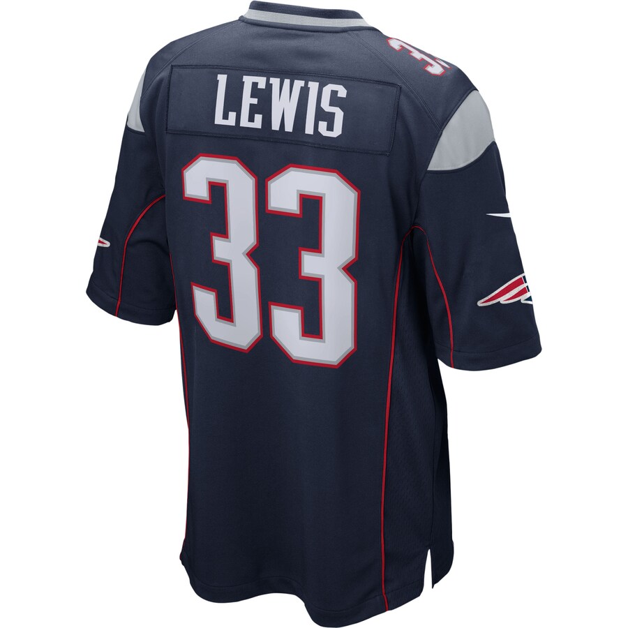 New England Patriots Dion Lewis Game Navy Football Jersey product image