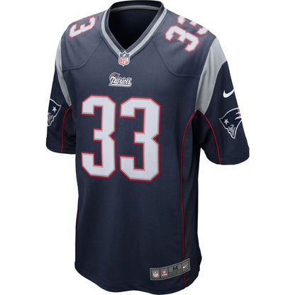 New England Patriots Dion Lewis Game Navy Football Jersey product image