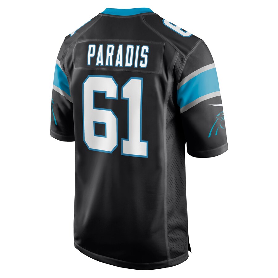 Carolina Panthers Matt Paradis Game Black Football Jersey product image