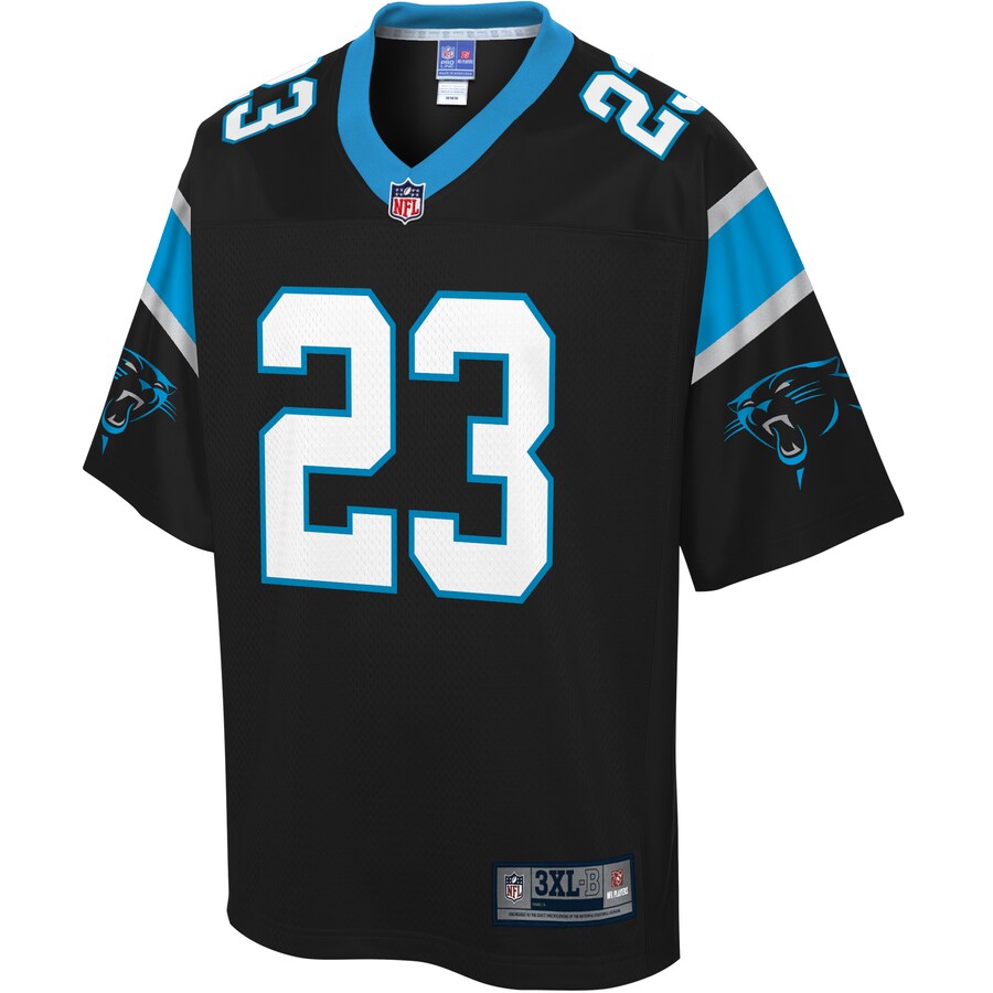 Carolina Panthers Javien Elliott Pro Line Big & Tall Team Color Black Football Jersey product image