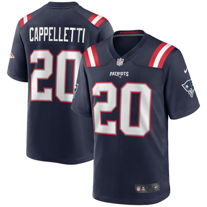 New England Patriots Gino Cappelletti Game Navy Football Jersey product image