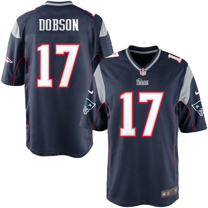 New England Patriots Aaron Dobson Game Navy Football Jersey product image