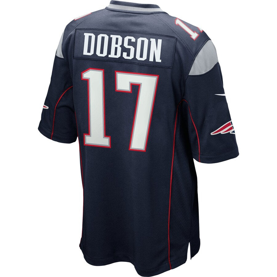 New England Patriots Aaron Dobson Game Navy Football Jersey product image