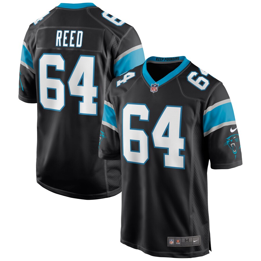 Carolina Panthers Chris Reed Game Black Football Jersey product image