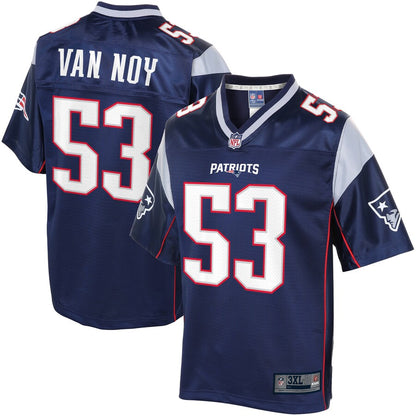 New England Patriots Kyle Van Noy Pro Line Big & Tall Navy Football Jersey product image