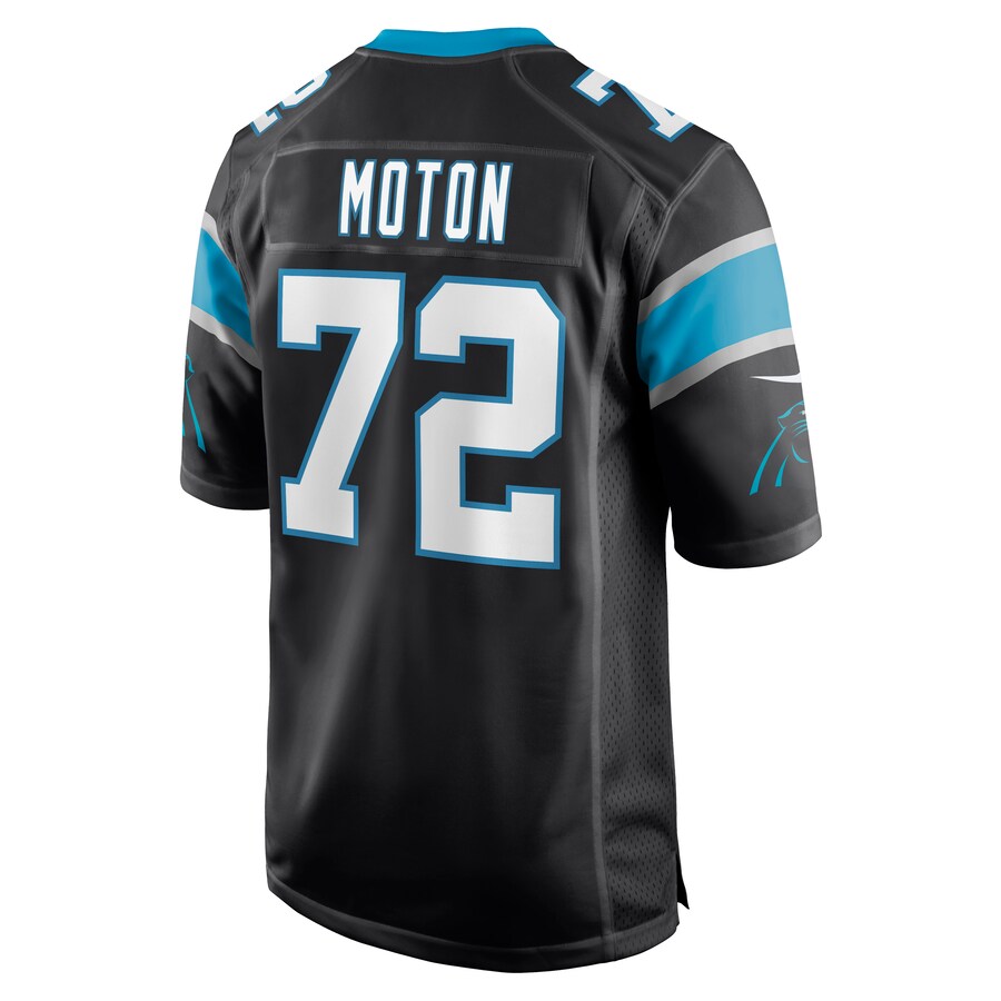 Carolina Panthers Taylor Moton Game Black Football Jersey product image