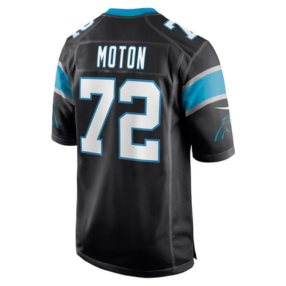Carolina Panthers Taylor Moton Game Black Football Jersey product image