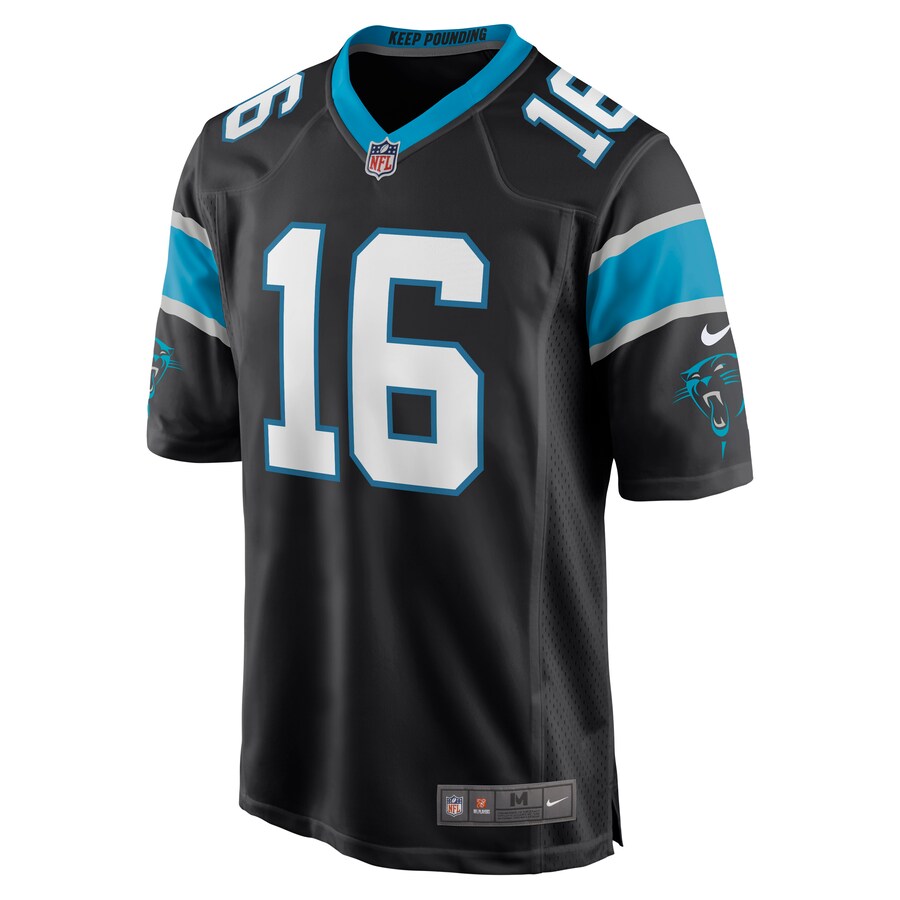 Carolina Panthers Brandon Zylstra Game Black Football Jersey product image