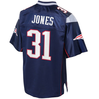 New England Patriots Jonathan Jones Pro Line Big & Tall Navy Football Jersey product image