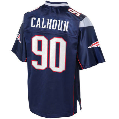 New England Patriots Shilique Calhoun Pro Line Big & Tall Navy Football Jersey product image