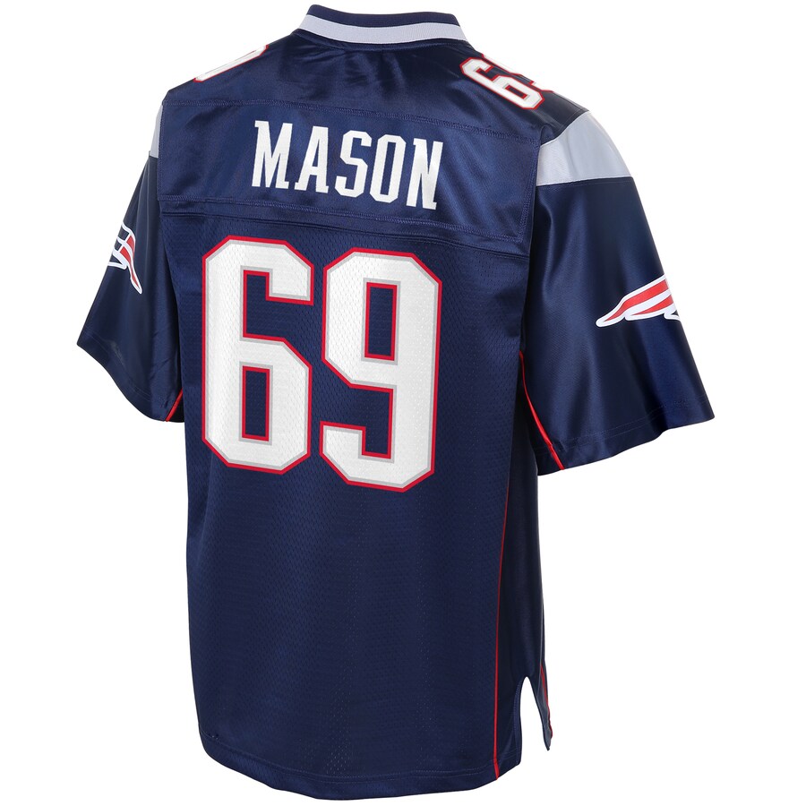 New England Patriots Shaq Mason Pro Line Big & Tall Navy Football Jersey product image
