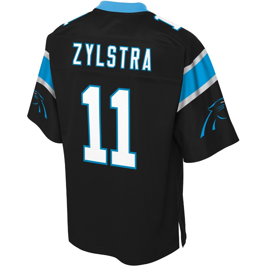 Carolina Panthers Brandon Zylstra Pro Line Big & Tall Black Football Jersey product image