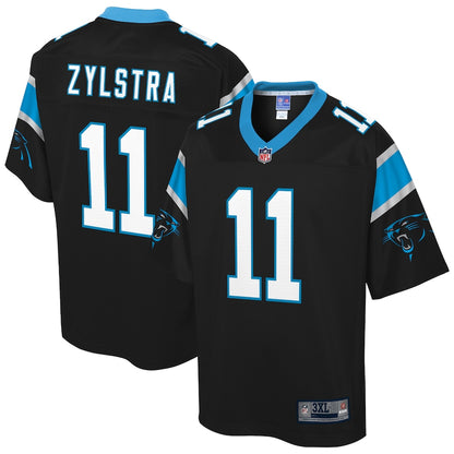 Carolina Panthers Brandon Zylstra Pro Line Big & Tall Black Football Jersey product image