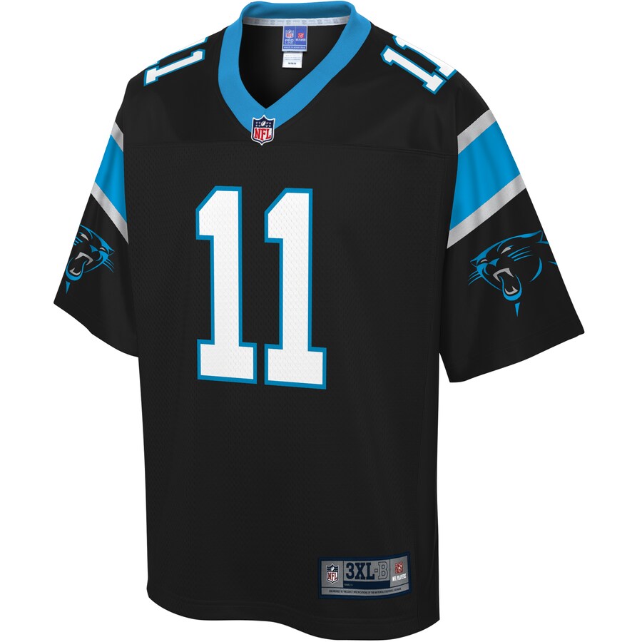 Carolina Panthers Brandon Zylstra Pro Line Big & Tall Black Football Jersey product image
