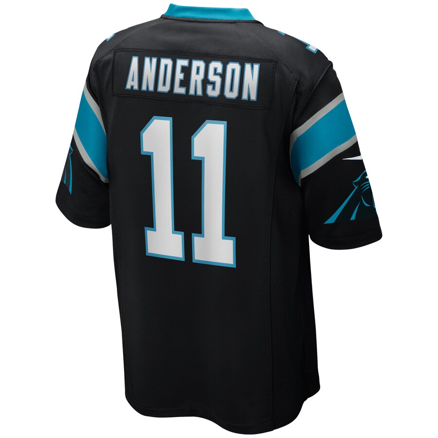 Carolina Panthers Robby Anderson Game Black Football Jersey product image