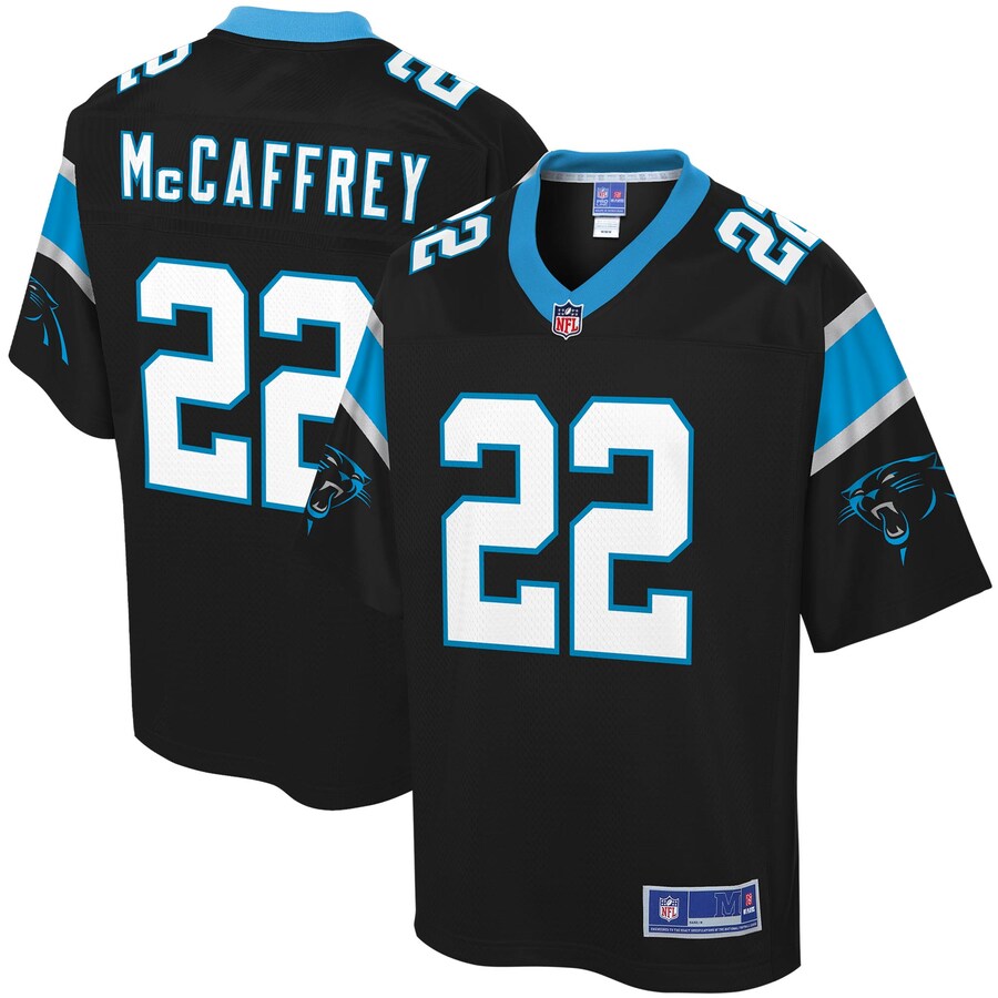 Carolina Panthers Christian Mccaffrey Pro Line Black Football Jersey product image